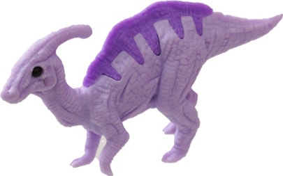 パラサウロロフス パープル消しゴム | 1個単品,どうぶつ,恐竜