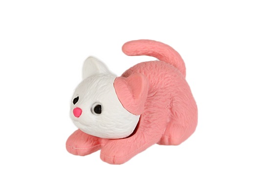 ふせネコ ピンク消しゴム 1個単品 どうぶつ パステルキャット おもしろ消しゴムのイワコー 工場直営ショップ ふせネコ ピンク消しゴム 1個単品 どうぶつ パステルキャット おもしろ消しゴムのイワコー 工場直営ショップ