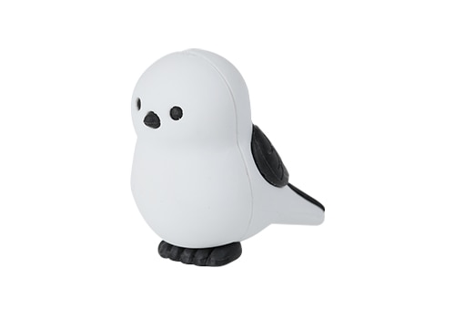 シマエナガ消しゴム | 1個単品,どうぶつ,鳥 | おもしろ消しゴムの