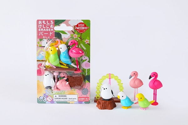 ブリスターパック消しゴム バード（鳥） | ブリスター＆プチケース