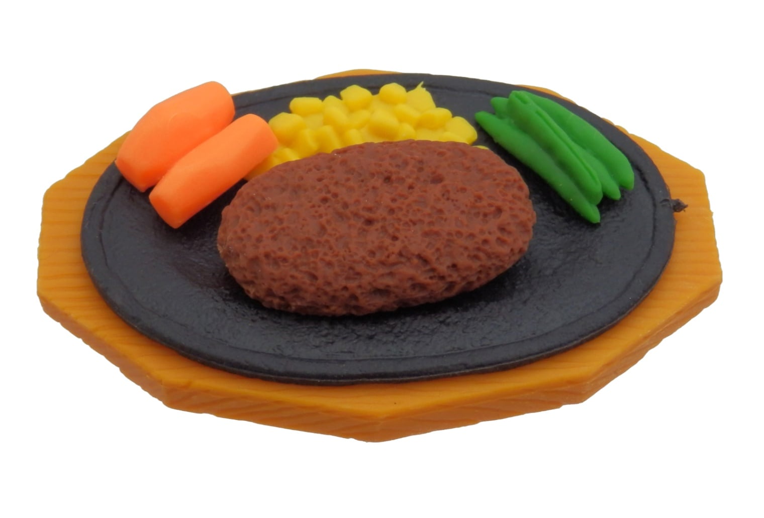 鉄板　ハンバーグ消しゴム