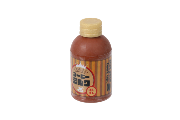 【激レア】E.T. 両手下げ 消しゴム 茶色 軟質素材 ペットボトル ミルクコーヒー 消しゴム | 1個単品,パロディー,ドリンク