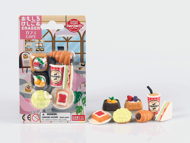 ブリスターパック消しゴム カフェ | ブリスター＆プチケース,食べ物の