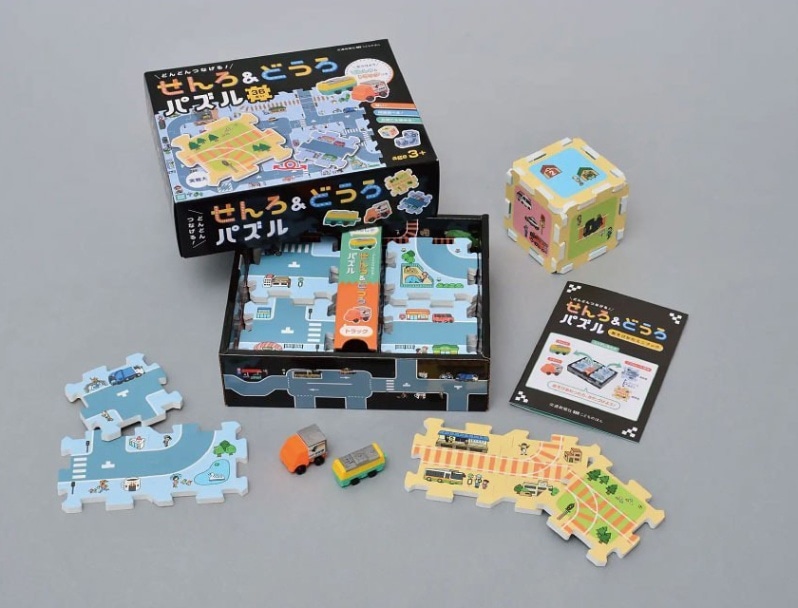 どんどんつなげる！せんろ＆どうろパズル［交通新聞社様コラボ商品］