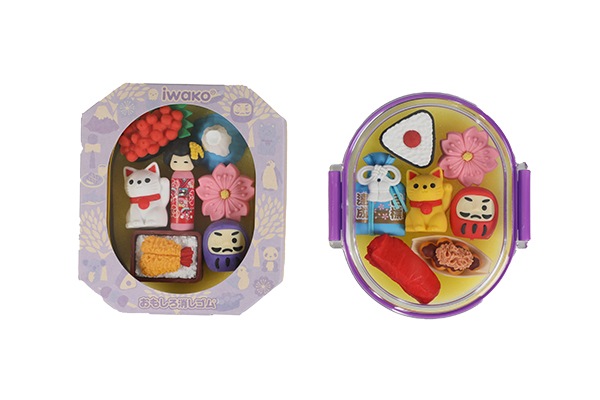 昭和レトロ マスコット　おべんとう けしゴム台紙付き 連続当 000000001496_UKGmXax.jpg