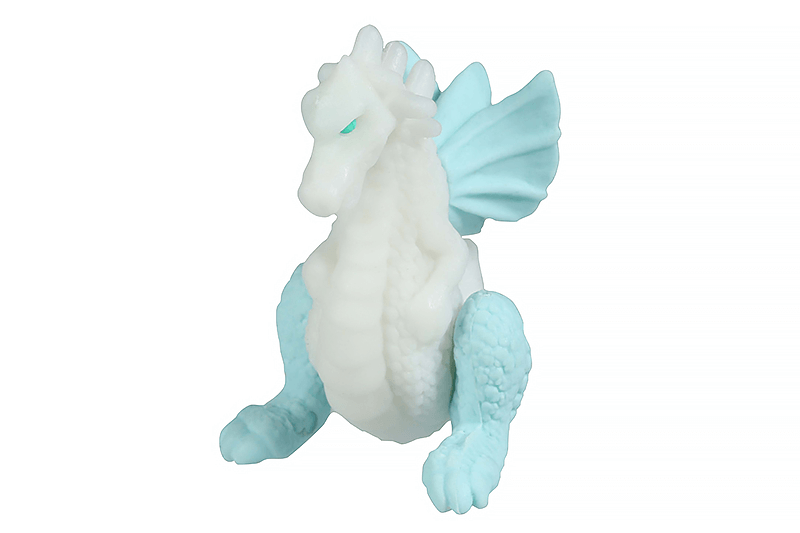 ドラゴネット ホワイト消しゴム | 1個単品,どうぶつ,ドラゴン
