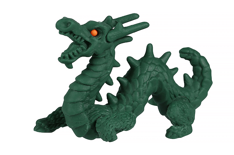 ドラゴン　グリーン消しゴム