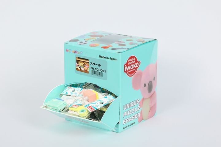 スクール消しゴム［60個入］ | 60個セット,くらしのなかま | おもしろ
