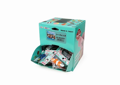 シーフレンズ 消しゴム［60個入］ | 60個セット,動物のなかま