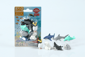 Iwako おもしろ消し 色々 386個 新品未開封品 スペシャルホールケーキセット［iwako×まゆぷ～コラボ商品第2弾