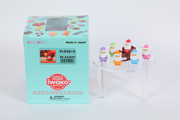 サンタクロース消しゴム 60個入 特集 ウィンター クリスマス おもしろ消しゴムのイワコー 工場直営ショップ