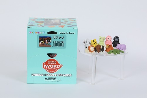 サファリ消しゴム［60個入］ | 60個セット,動物のなかま | おもしろ