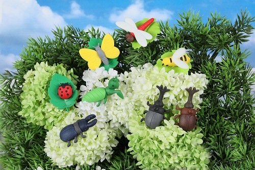 昆虫消しゴム［60個入］ | 60個セット,動物のなかま | おもしろ