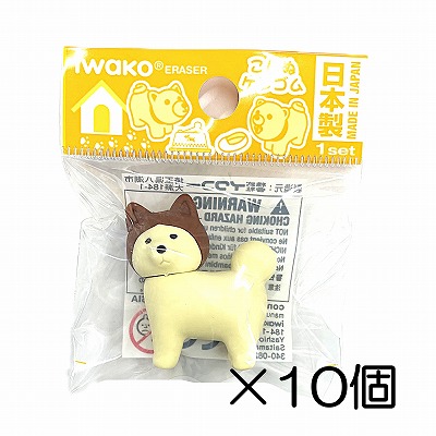 まさる ダークブラウン消しゴム（10個入） | 10個まとめ買い,どうぶつ