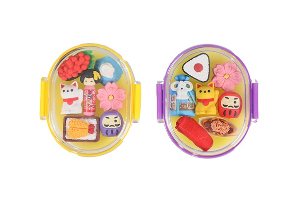 おべんと消しゴム パープル | アソート＆ガチャガチャ,おべんと