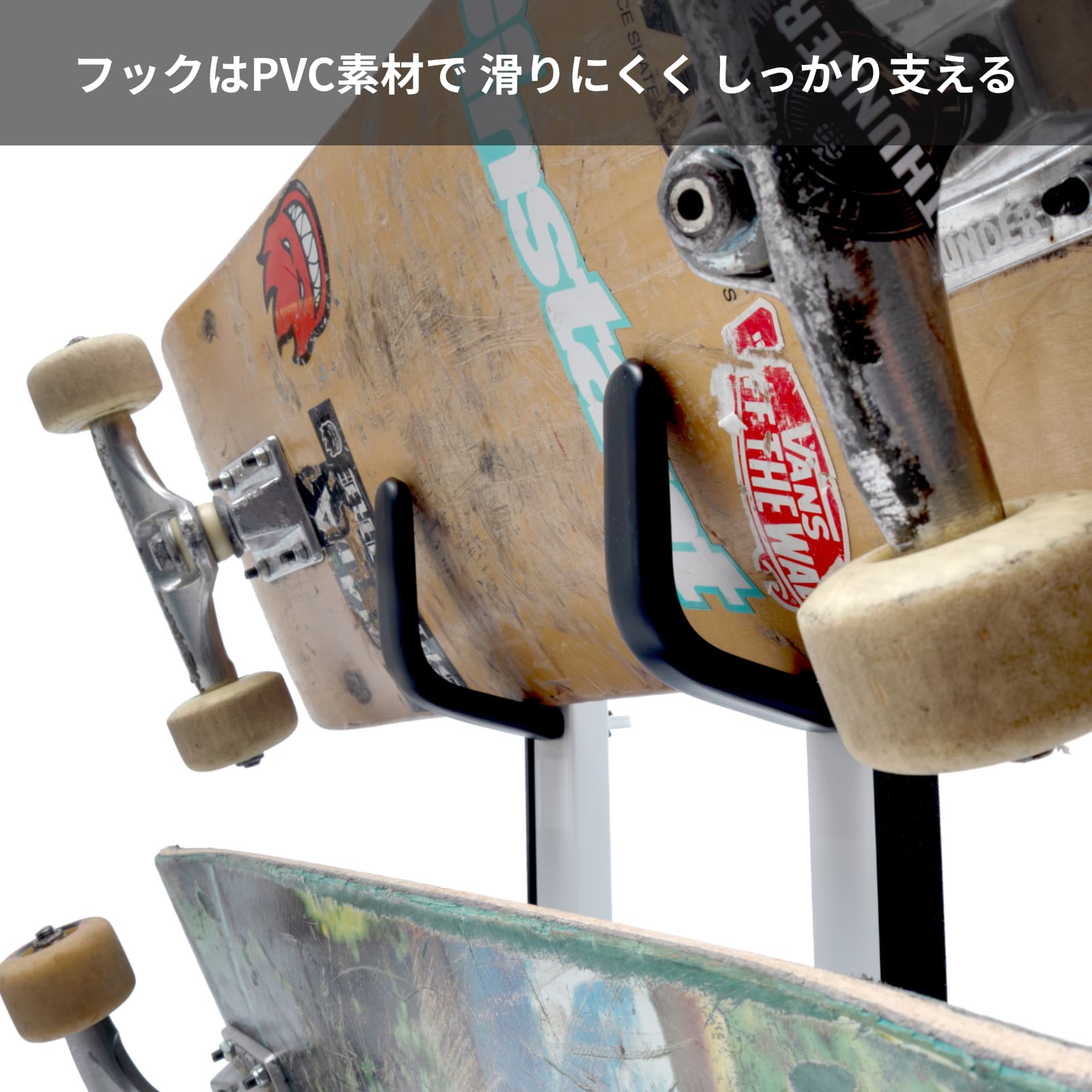 【再入荷】スケートボードデッキスタンド「flipper」