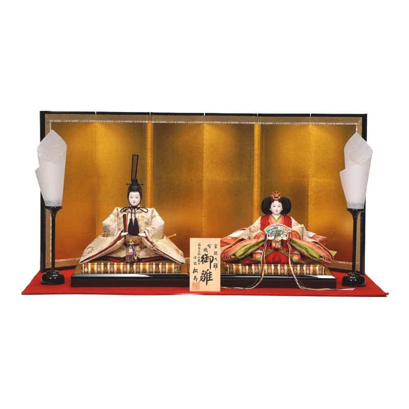 雛人形】京十番 平安 円華壱年文様 親王飾り | 小出松寿作 ｜雛人形