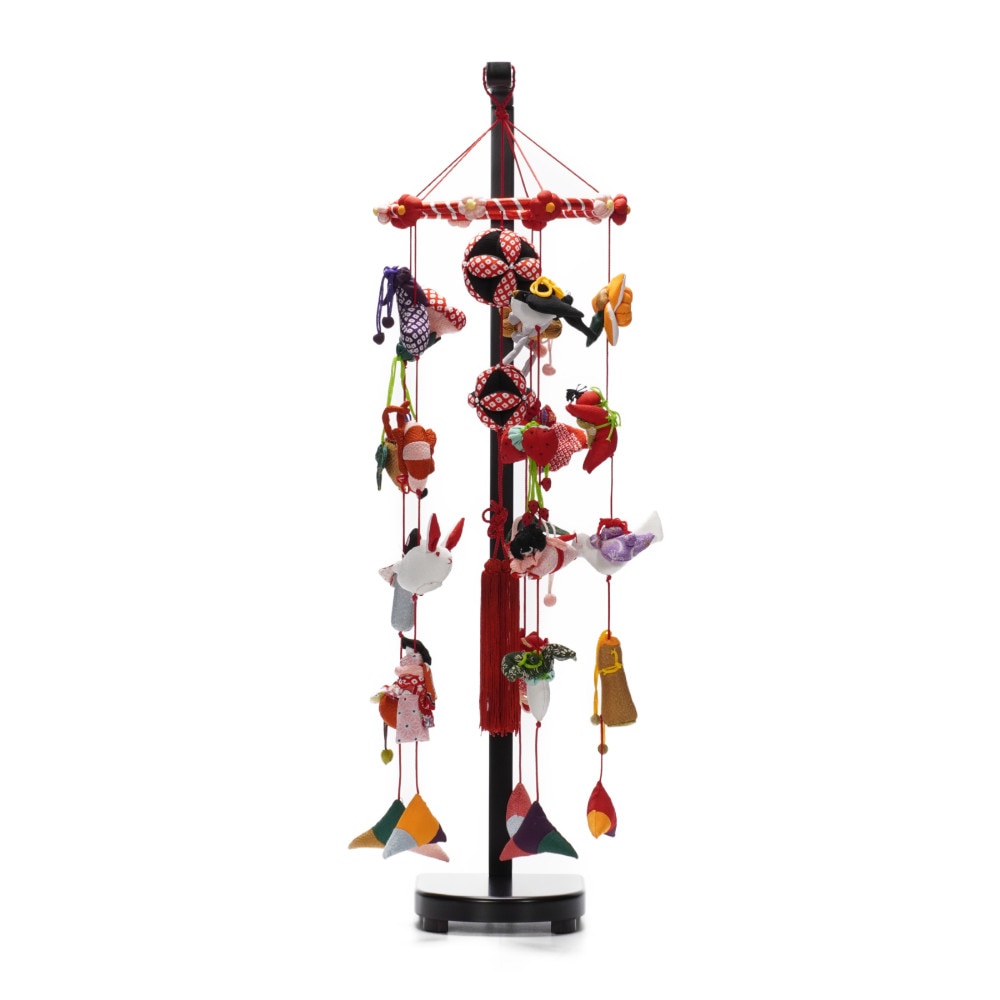 つるし飾り】5連5ケ付 〈女の子〉[223T-048] ｜雛人形・五月人形の専門