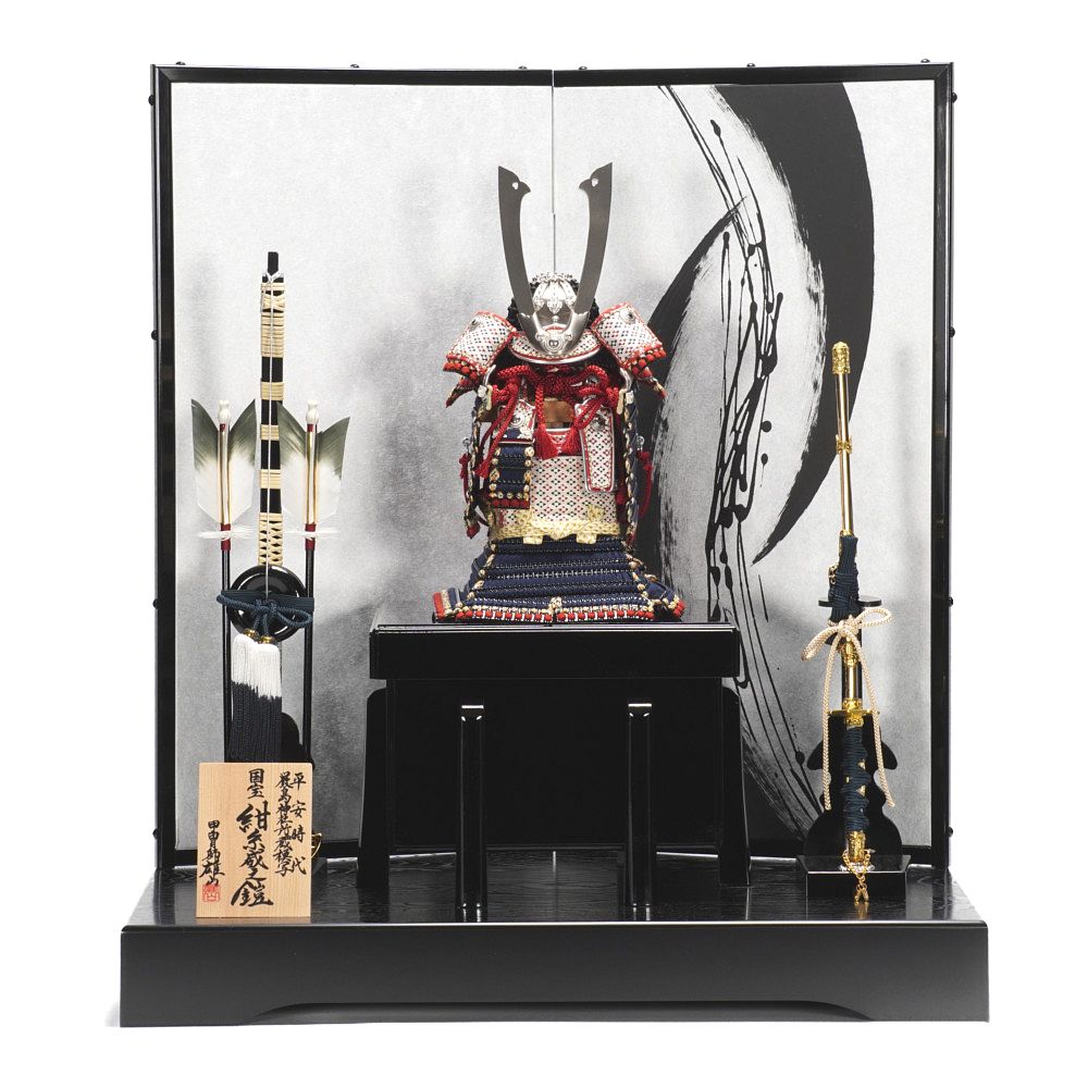 【五月人形】五分之一  平重盛 国宝模写 奉納鎧飾り | 雄山作