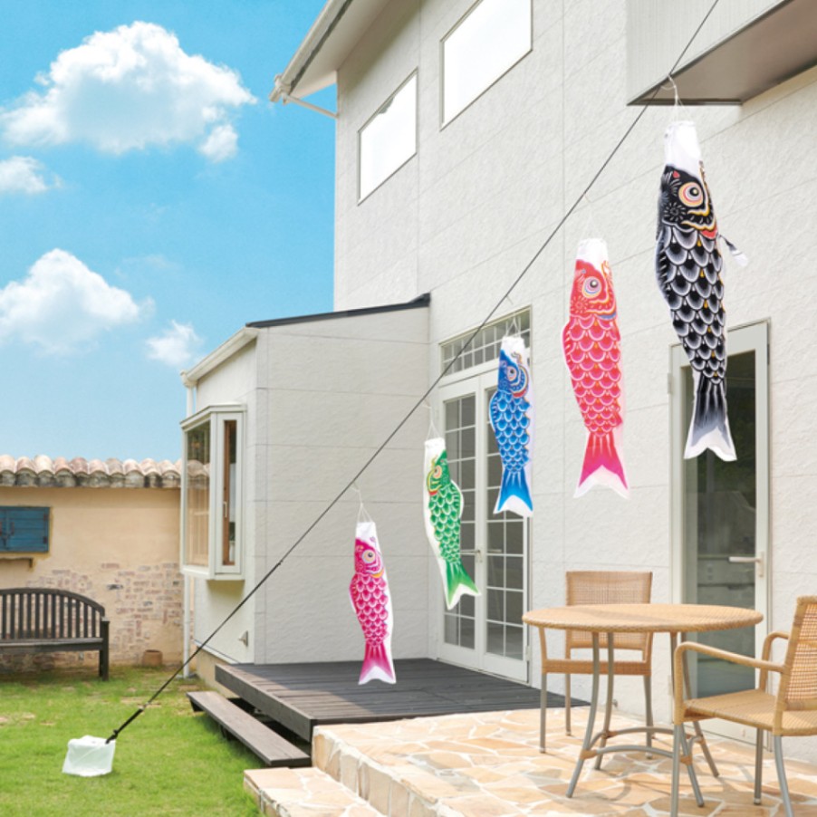 鯉のぼり　ベランダ2mセット　未使用品　かなめ鯉 鯉のぼり ベランダ2mセット 未使用品 かなめ鯉 鯉のぼり