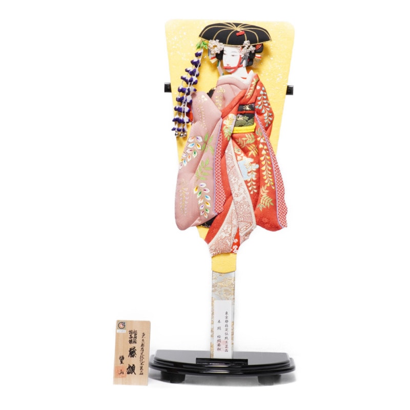 浅草  羽子板市 『 藤娘』 羽子板】13号 藤娘 極上本絹〈むさしや豊山作〉[242-016