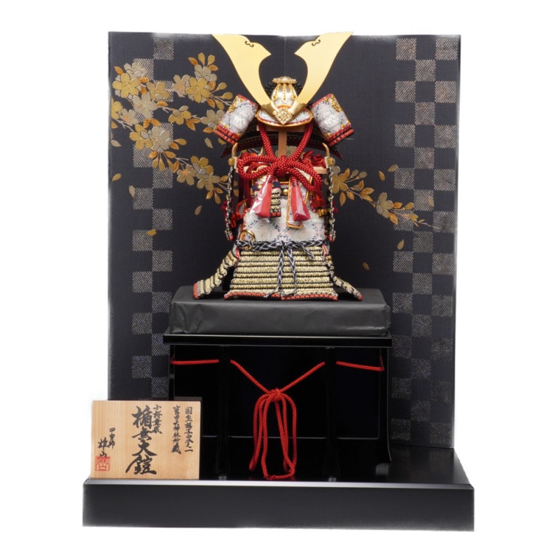 五月人形】五分之一 源氏八領 楯無鎧 奉納鎧飾り | 雄山作 ｜雛人形