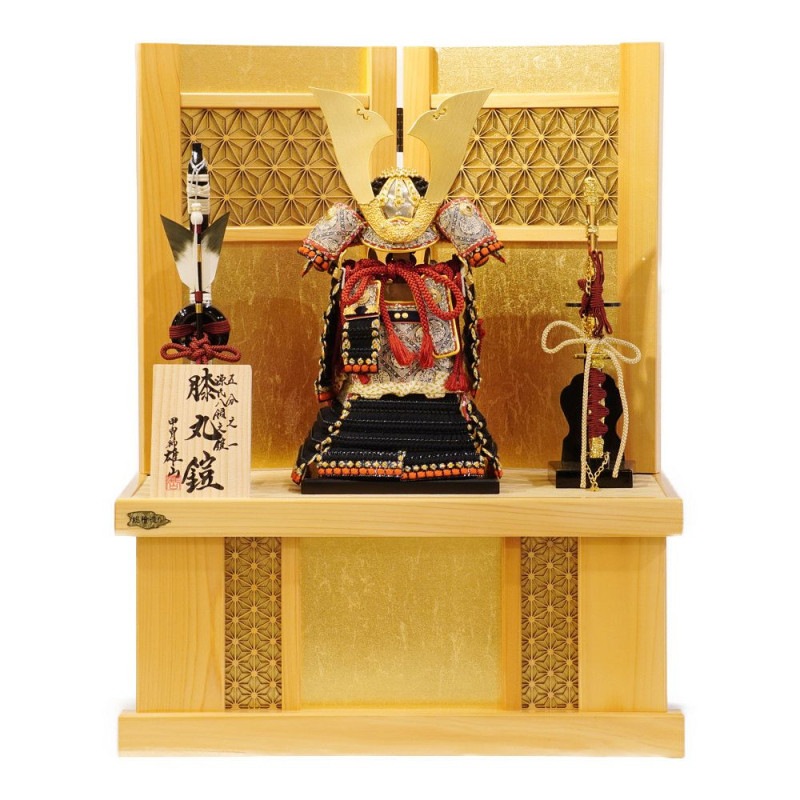 紫京濃威大鎧　雄山作　五月人形 五月人形】三分之一 重文模写 紫裾濃威 奉納鎧飾り〈雄山作