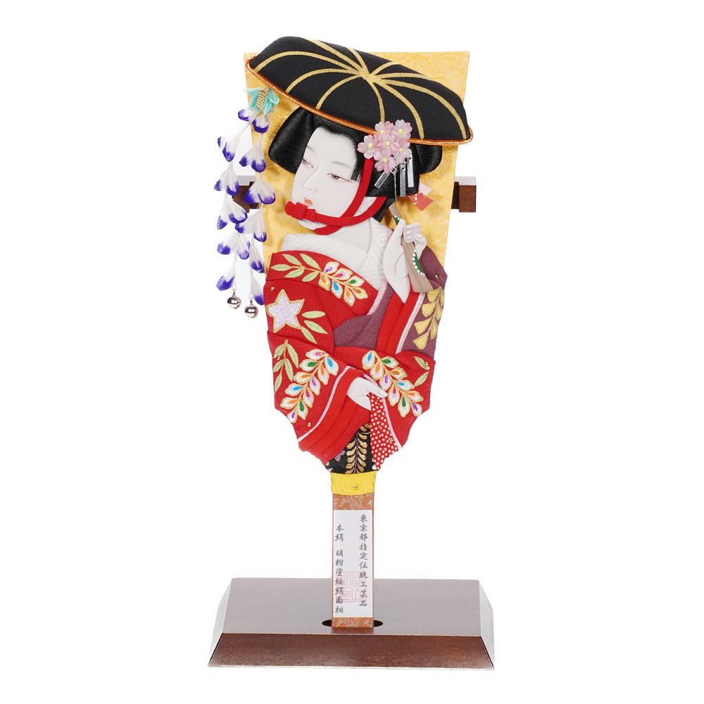 【羽子板】10号 藤娘 極上本絹〈むさしや豊山作〉[242-010]