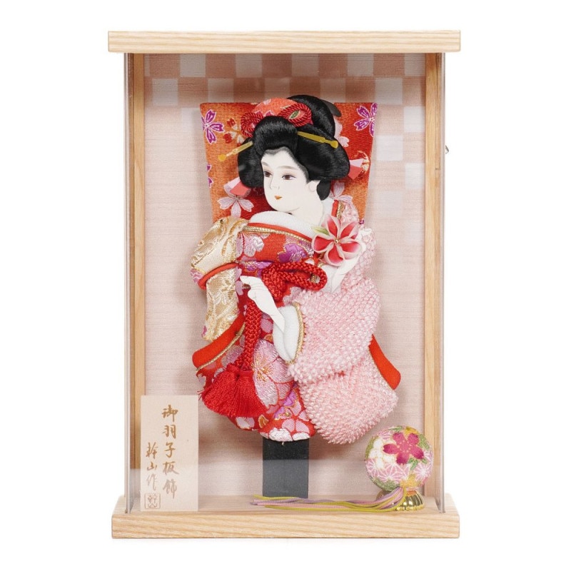 羽子板】13号 鶴刺繍〈華風作〉[232-063] ｜雛人形・五月人形の専門店