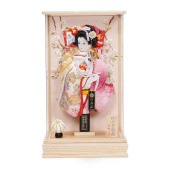 【羽子板】13号 振袖 桜刺繍詩音〈宝童作〉[242-038]|羽子板