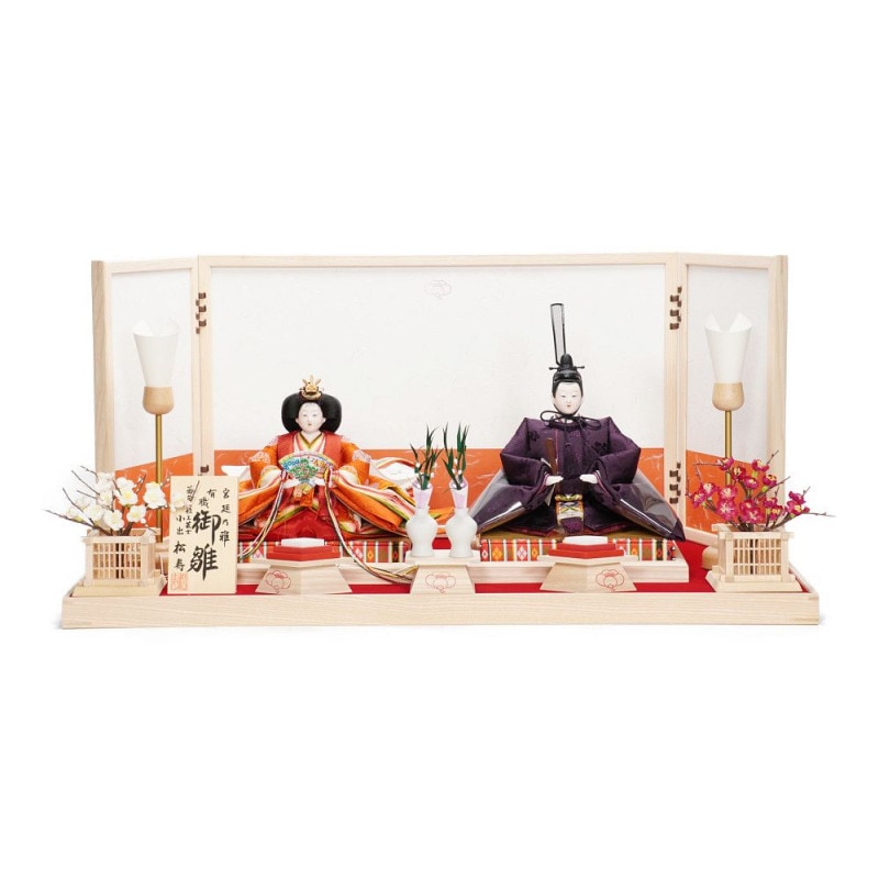 雛人形】京十番 高雄 雲鶴文様 親王飾り | 小出松寿作 ｜雛人形・五月