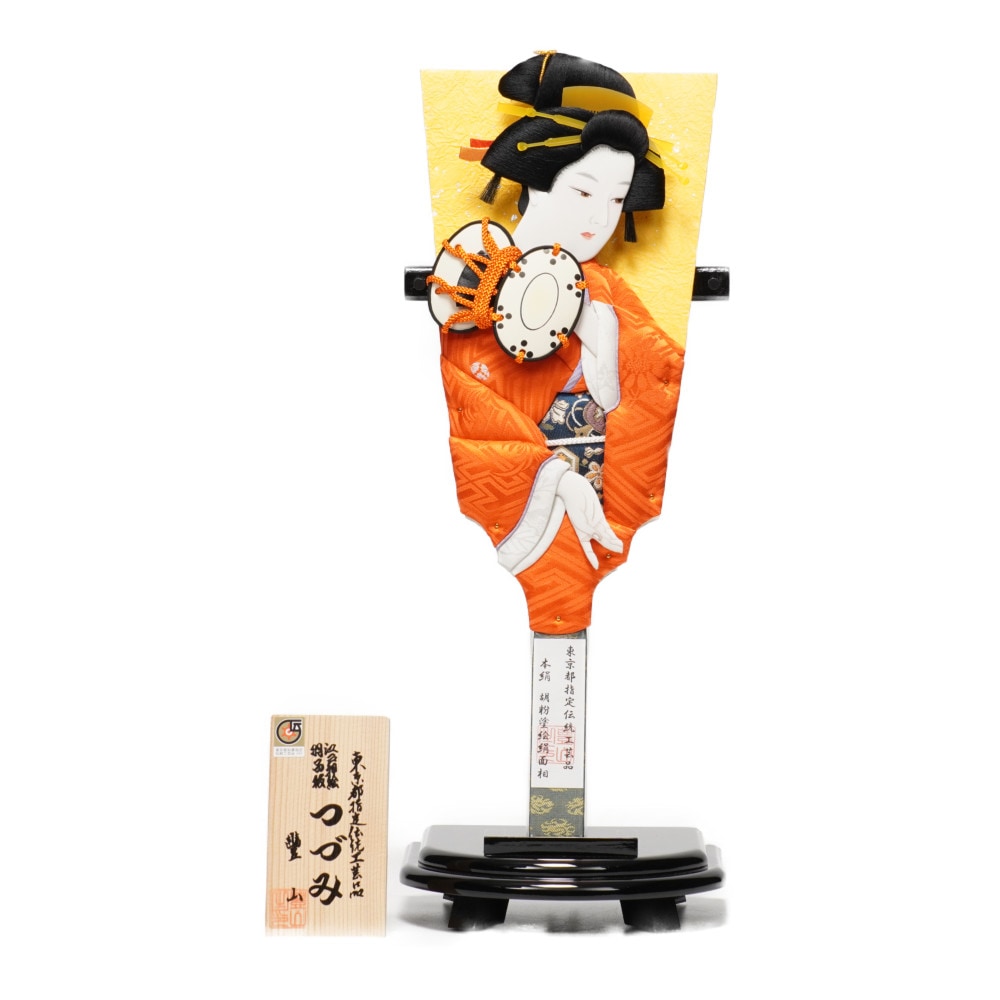 【羽子板】13号 つづみ 極上本絹〈むさしや豊山作〉[232-007]