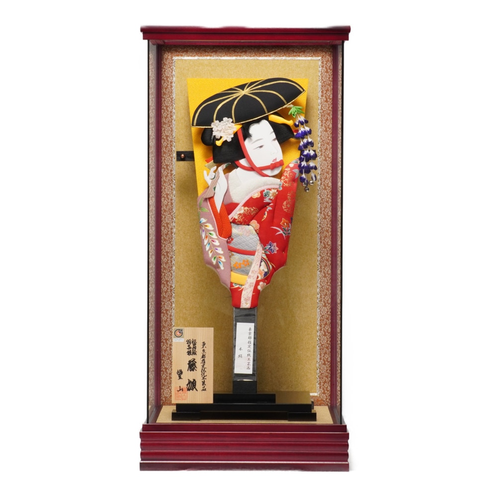 羽子板】16号 藤娘 豊印〈むさしや豊山作〉[232-086] ｜雛人形・五月