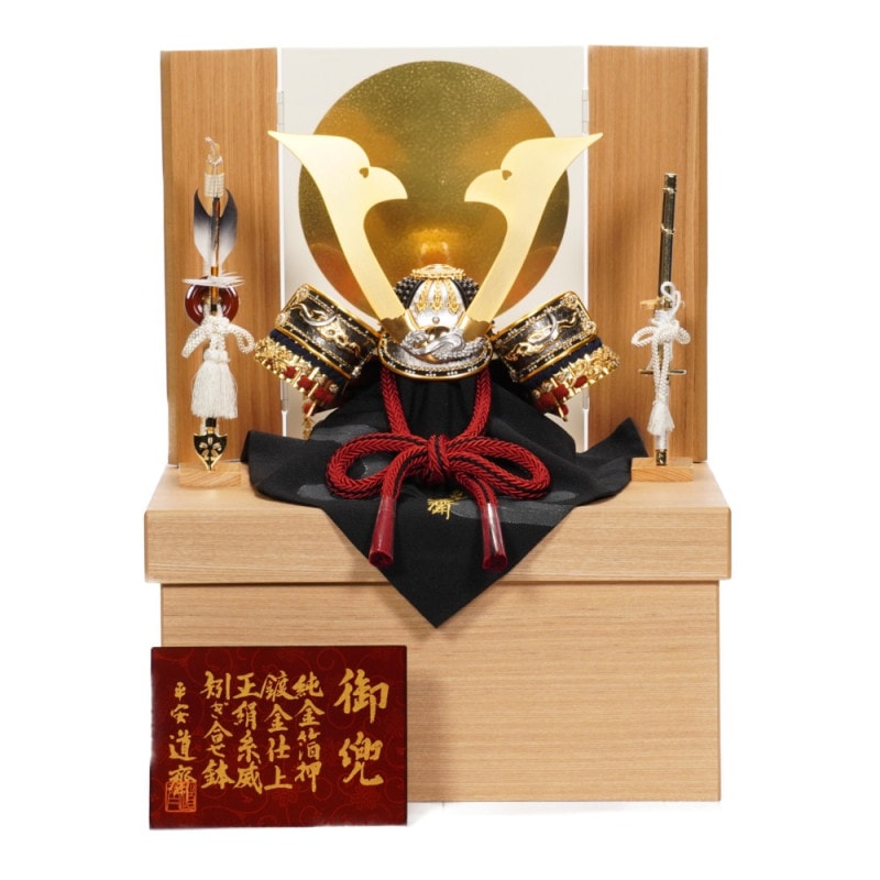 五月人形】10号 金閣 赤糸威 鎧飾り | 忠保作 ｜雛人形・五月人形の