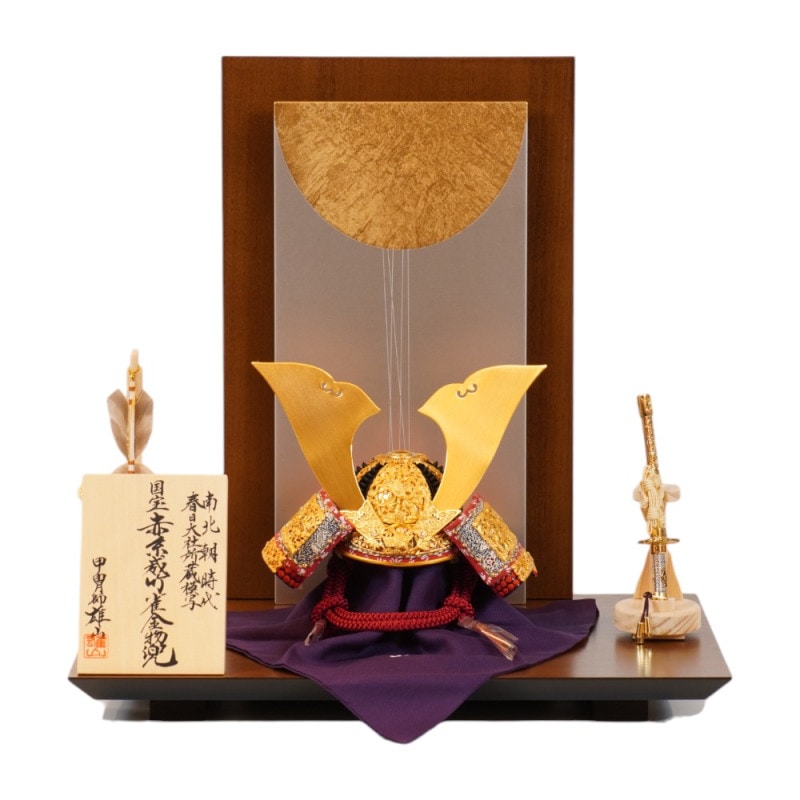 五月人形】五分之一 竹雀 国宝模写 兜飾り | 雄山作 ｜雛人形・五月