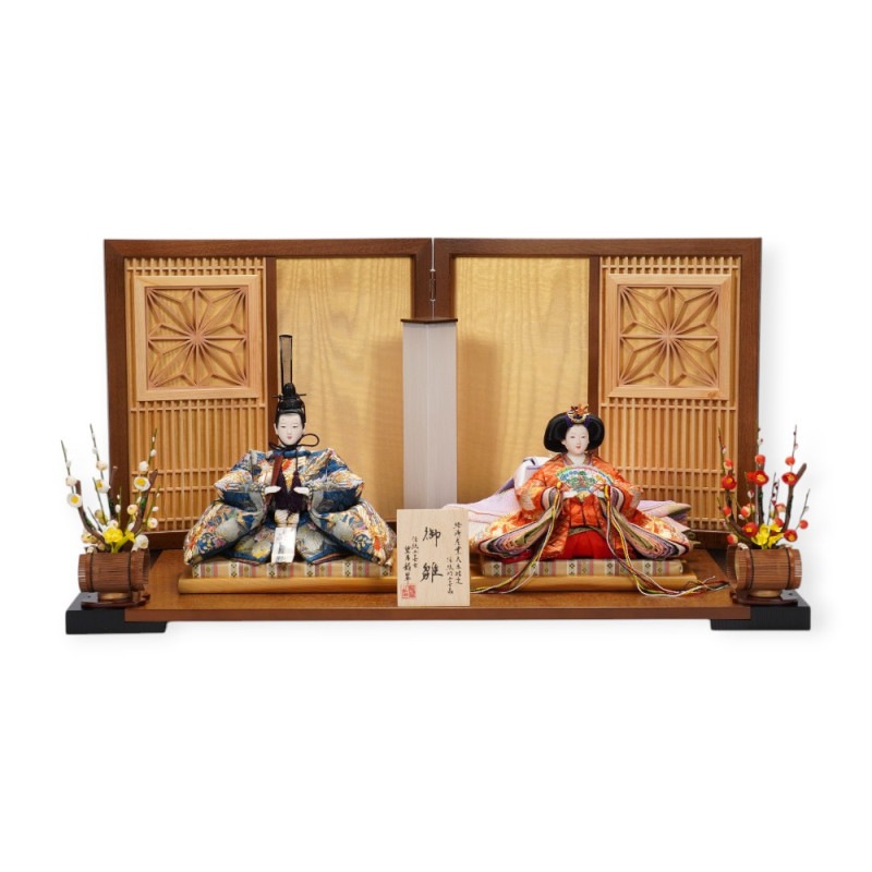 雛人形　親王 職人の手のぬくもり溢れる人気のお雛様｜紗｜親王飾り