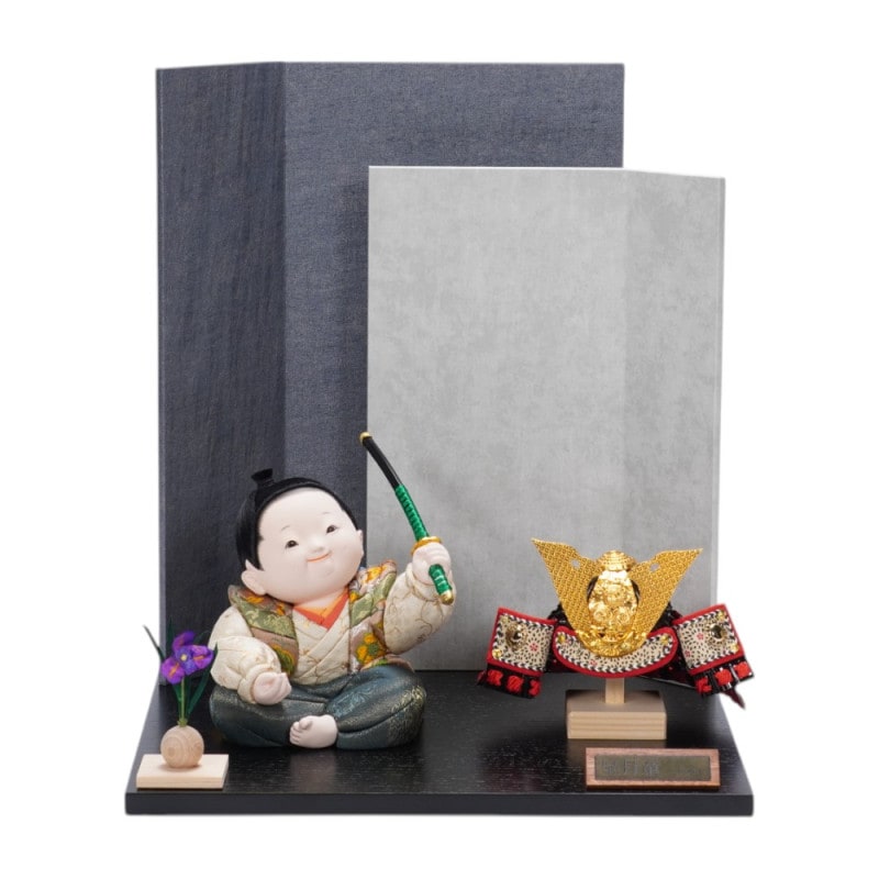 五月人形】皐月童「凜」 大将飾り〈東玉作〉 ｜雛人形・五月人形の専門