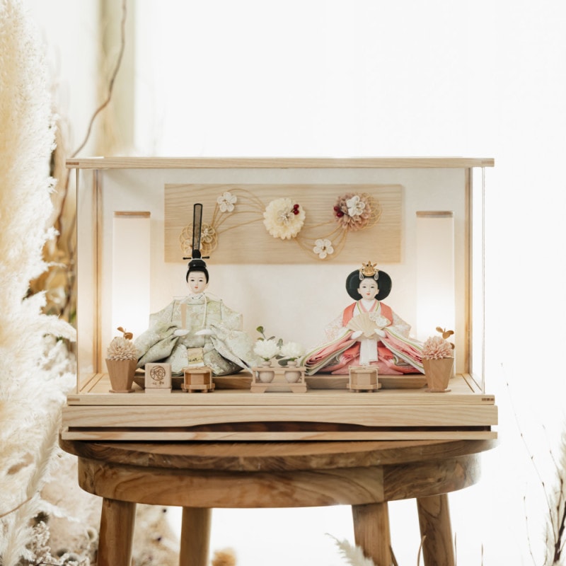 羽子板】8号 金襴 桜(薄ピンク)〈匠一好作〉[262-016] | 羽子板 | 創業