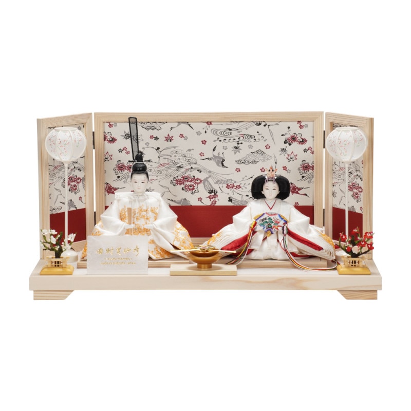 木目込み雛人形】平成古典 黒袍 親王飾り | 石川佳正作 ｜雛人形・五月