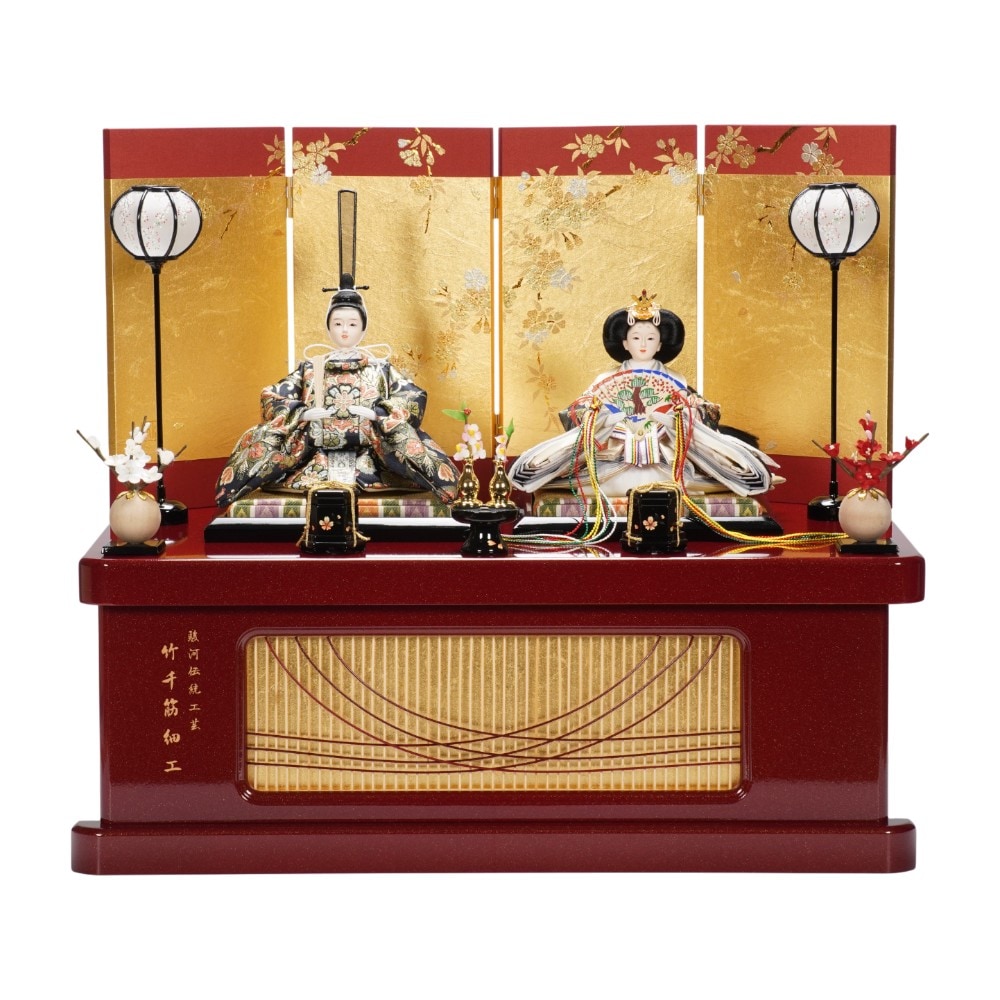 【一点限り】雛人形 収納飾り 　HS28 一点限り】雛人形 収納飾り HS28 雛人形 収納飾りセット【P84218