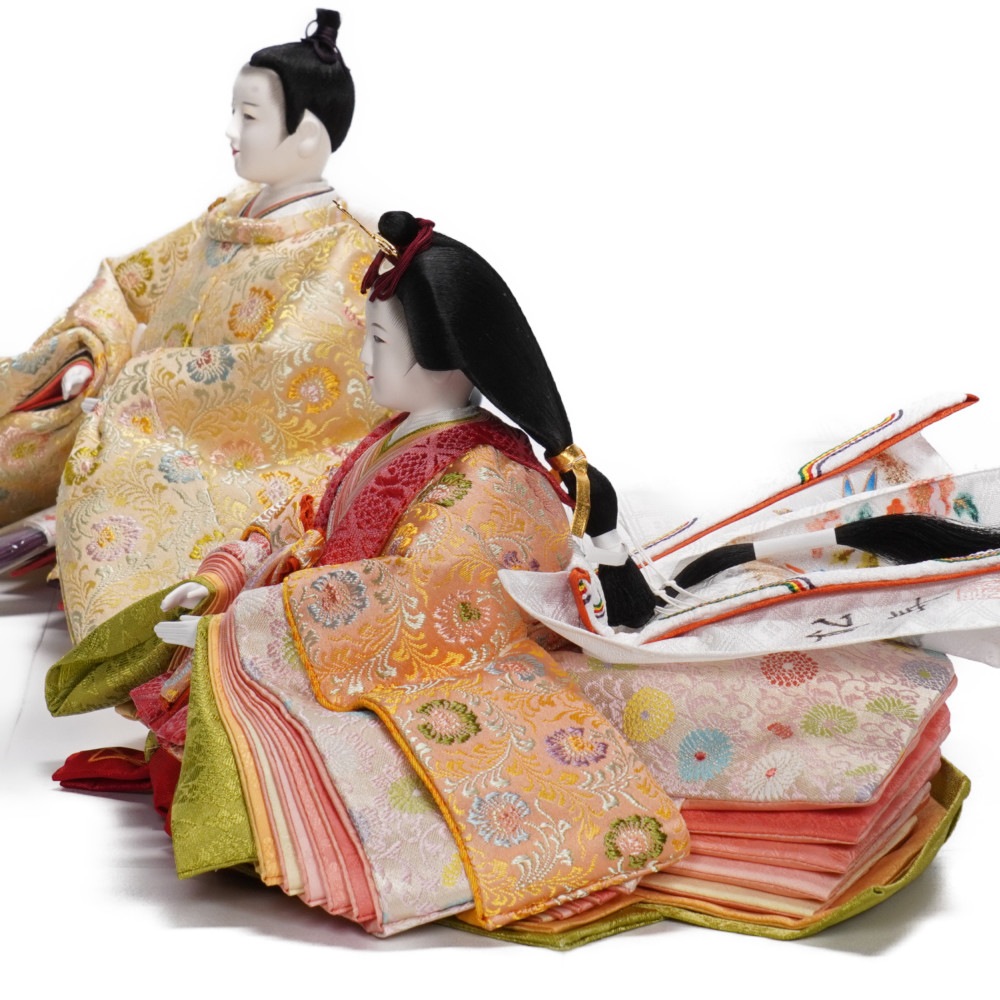 【雛人形】京十番 高雄 宝相華文様 親王飾り | 小出松寿作
