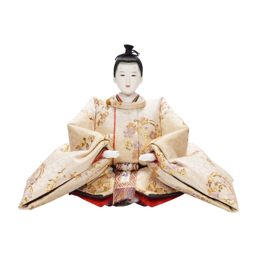 【雛人形】京十一番 平安 円華壱年文様 親王揃い収納飾り | 小出松寿作