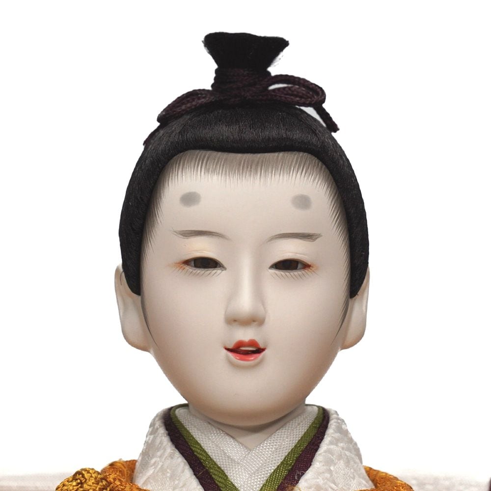 【雛人形】京十番 黄櫨染 親王揃い収納飾り | 望月紀彦作