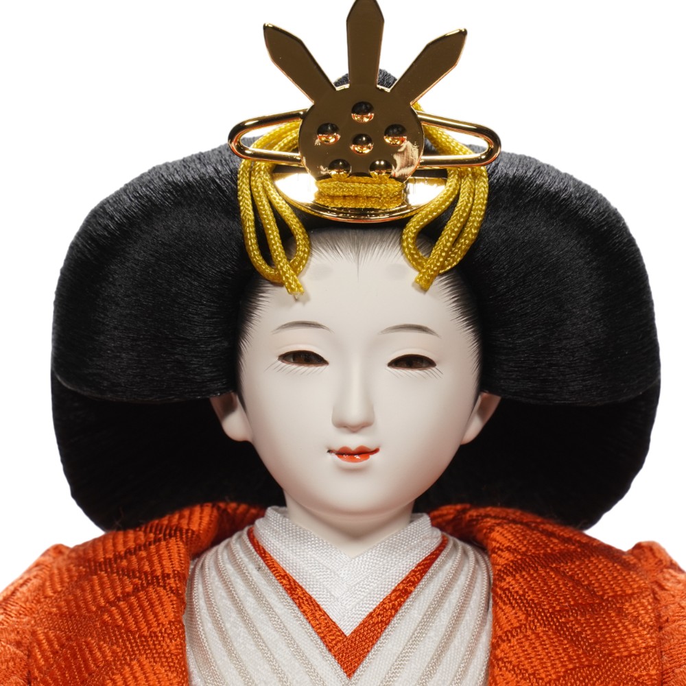 【雛人形】京十一番 高雄 草木染 立涌に変わり華文様 親王飾り | 小出松寿作