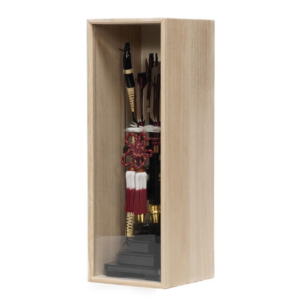 【破魔弓】匠 七分之壱(赤房)　桐箱ケース仕様〈寿々登作〉[221-004]