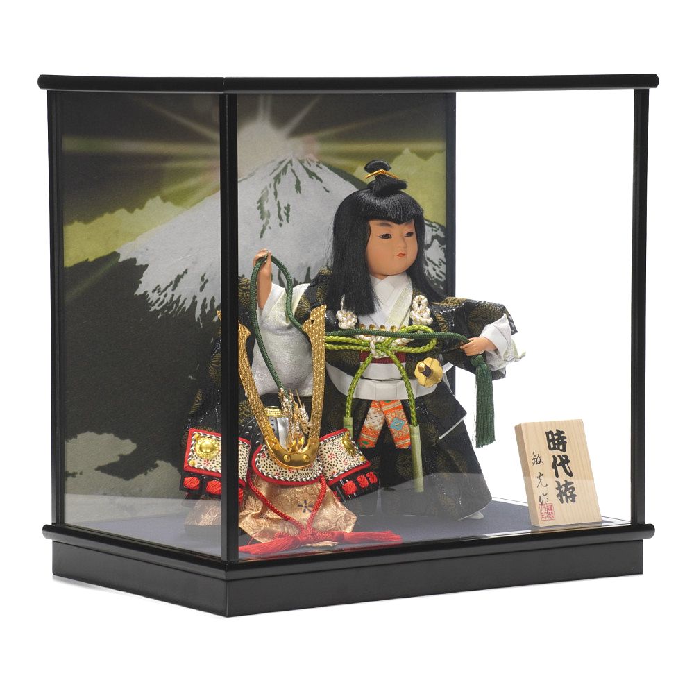 武者人形】6号 時代拵 兜曳き〈敏光作〉[225-085] | すべての