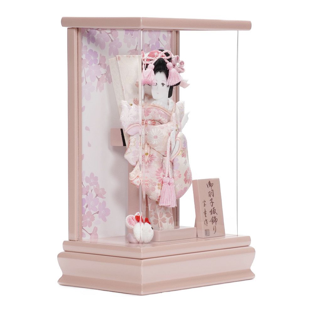 【羽子板】7号 撫子 アクリル〈宝童作〉[242-033]