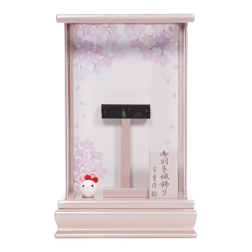 【羽子板】7号 撫子 アクリル〈宝童作〉[242-033]