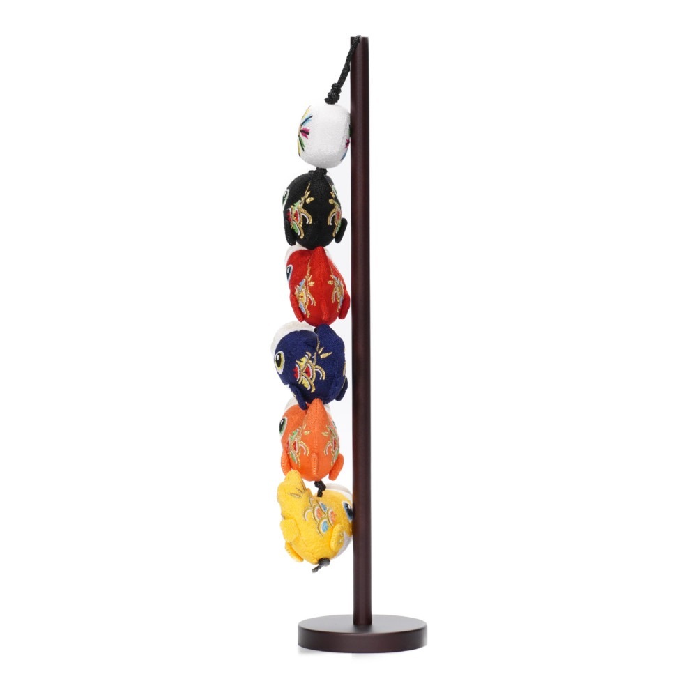 【つるし飾り】室内鯉 鯉5(極小) 煌 一本吊り 5-S89 〈男の子〉[245T-072]