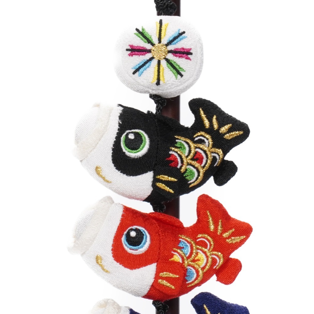 【つるし飾り】室内鯉 鯉5(極小) 煌 一本吊り 5-S89 〈男の子〉[245T-072]